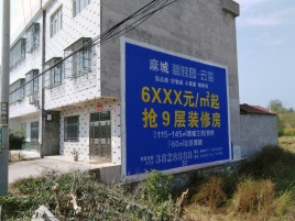 公安墙体广告质量分析