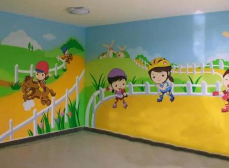 公安幼儿园墙体彩绘制作流程及注意事项