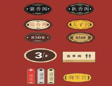 公安门牌设计制作三要素。