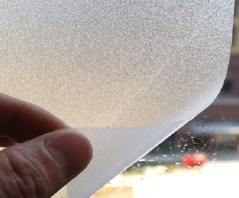 公安玻璃门外面粘广告用什么材料好？