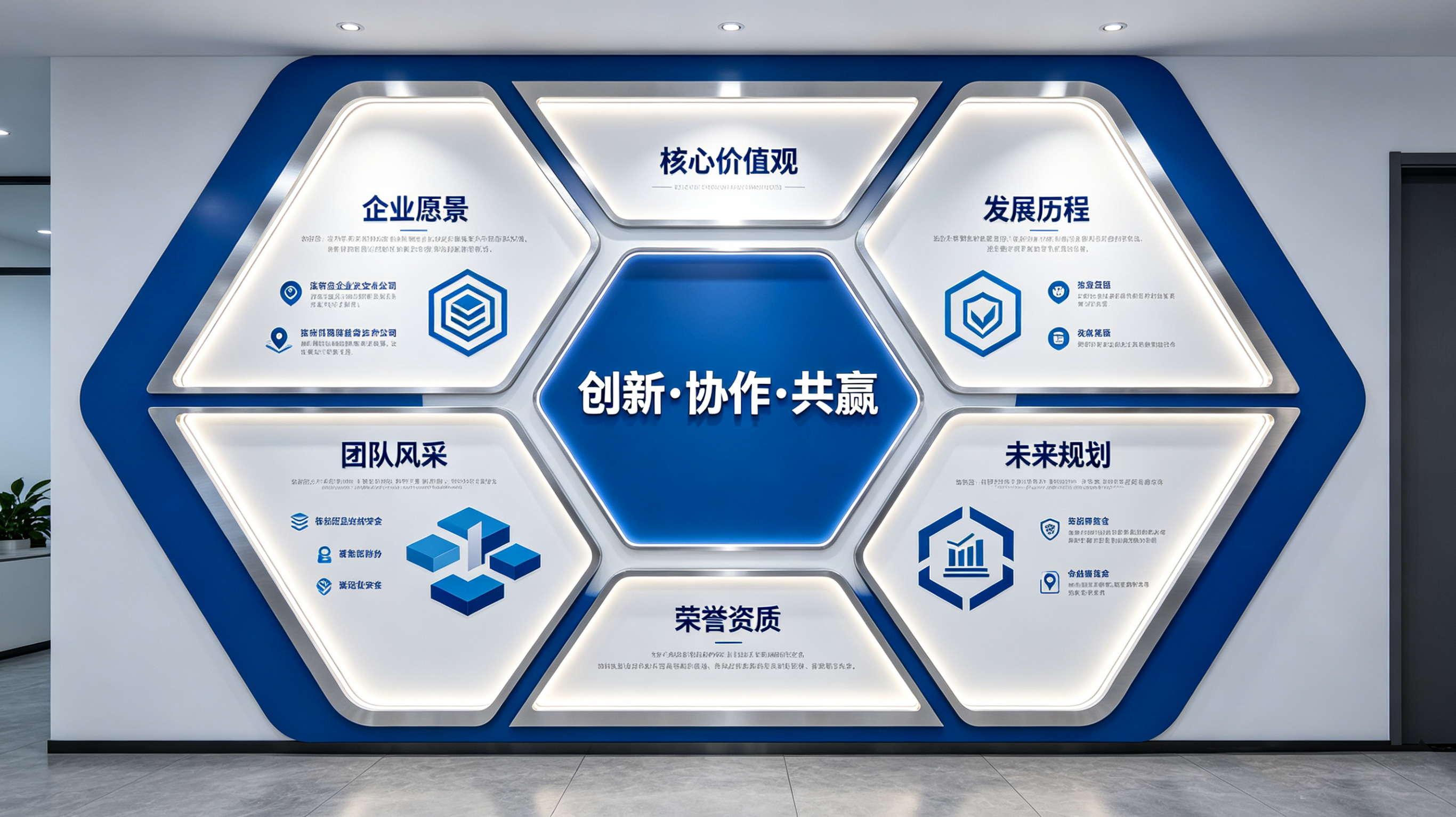 公安企业文化墙六边形避坑指南（新手常犯5个错误）